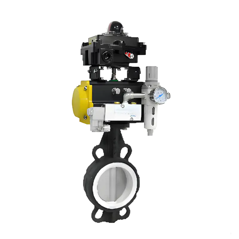 Air Operated Butterfly Valve provides pneumatic flow control for industrial piping, process equipment, and fluid handling systems.