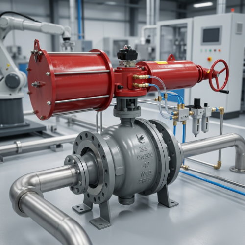 StainlessSteelScotchYokePneumaticActuator Piston Pneumatic Valve for Industrial Applications